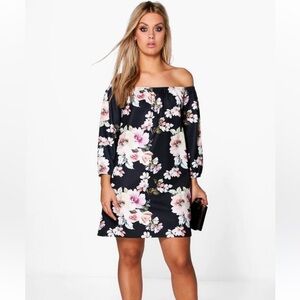 WOMENS BOOHOO Off-Shoulder Dress